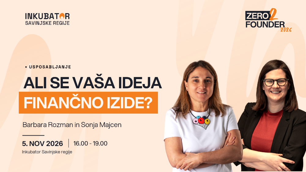 ALI SE IDEJA FINANČNO IZIDE?